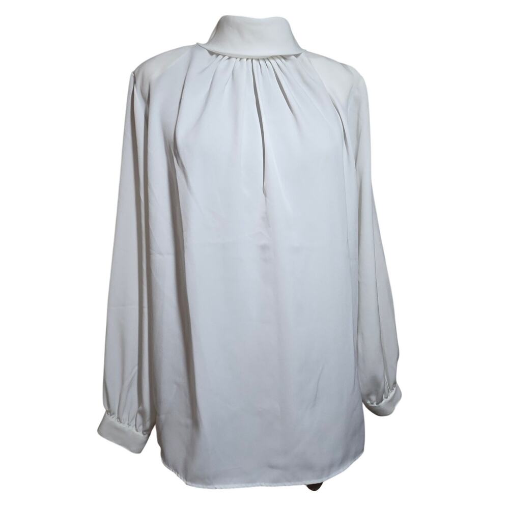 Cream Button Back Blouse Size 6